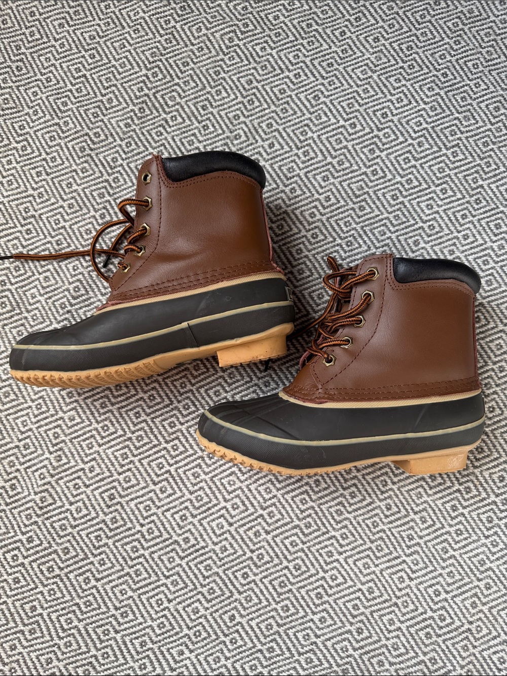 Kids Brown Waterproof Rain & Snow Boots - Picture 3 of 14